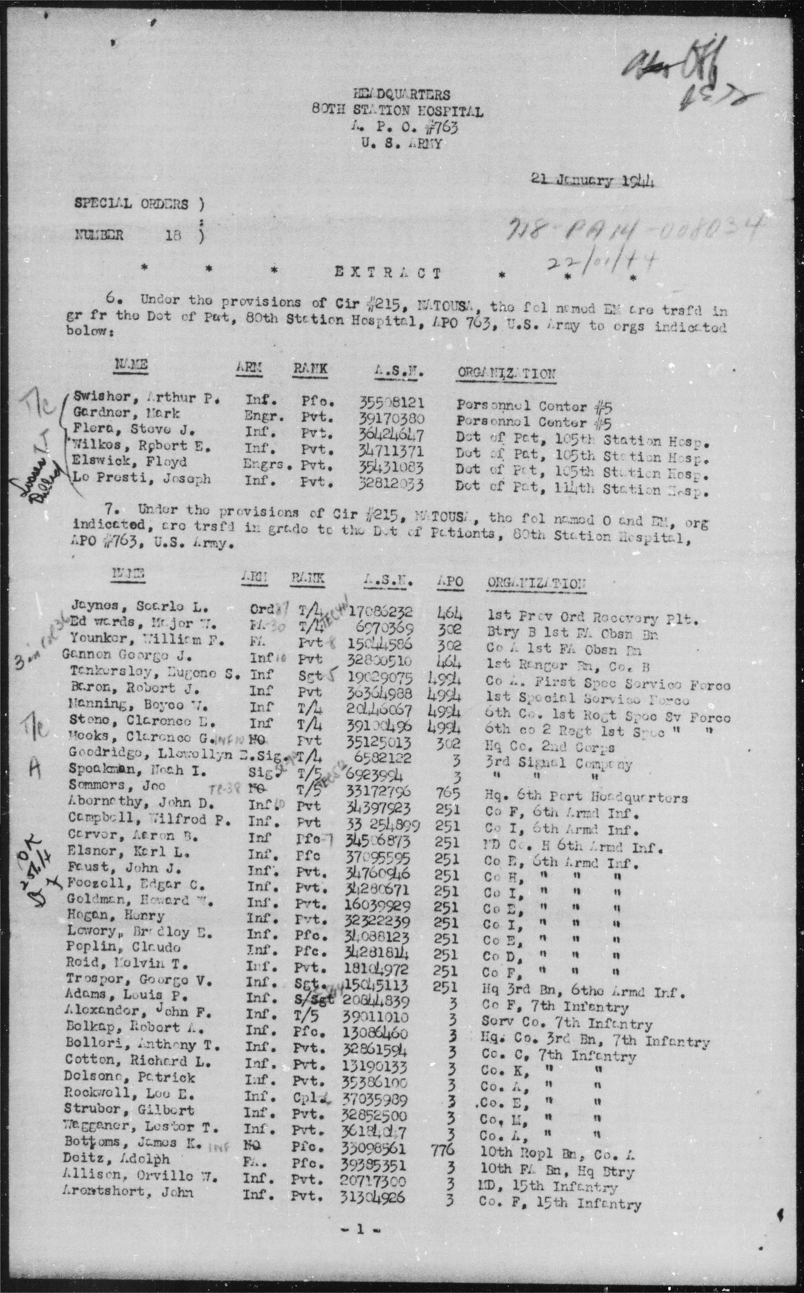 scanned record